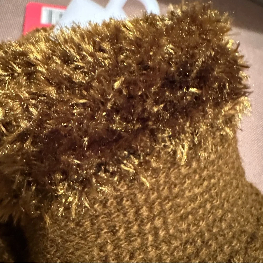 🆕 Trulfit Knit Brown Gloves One Size NWT